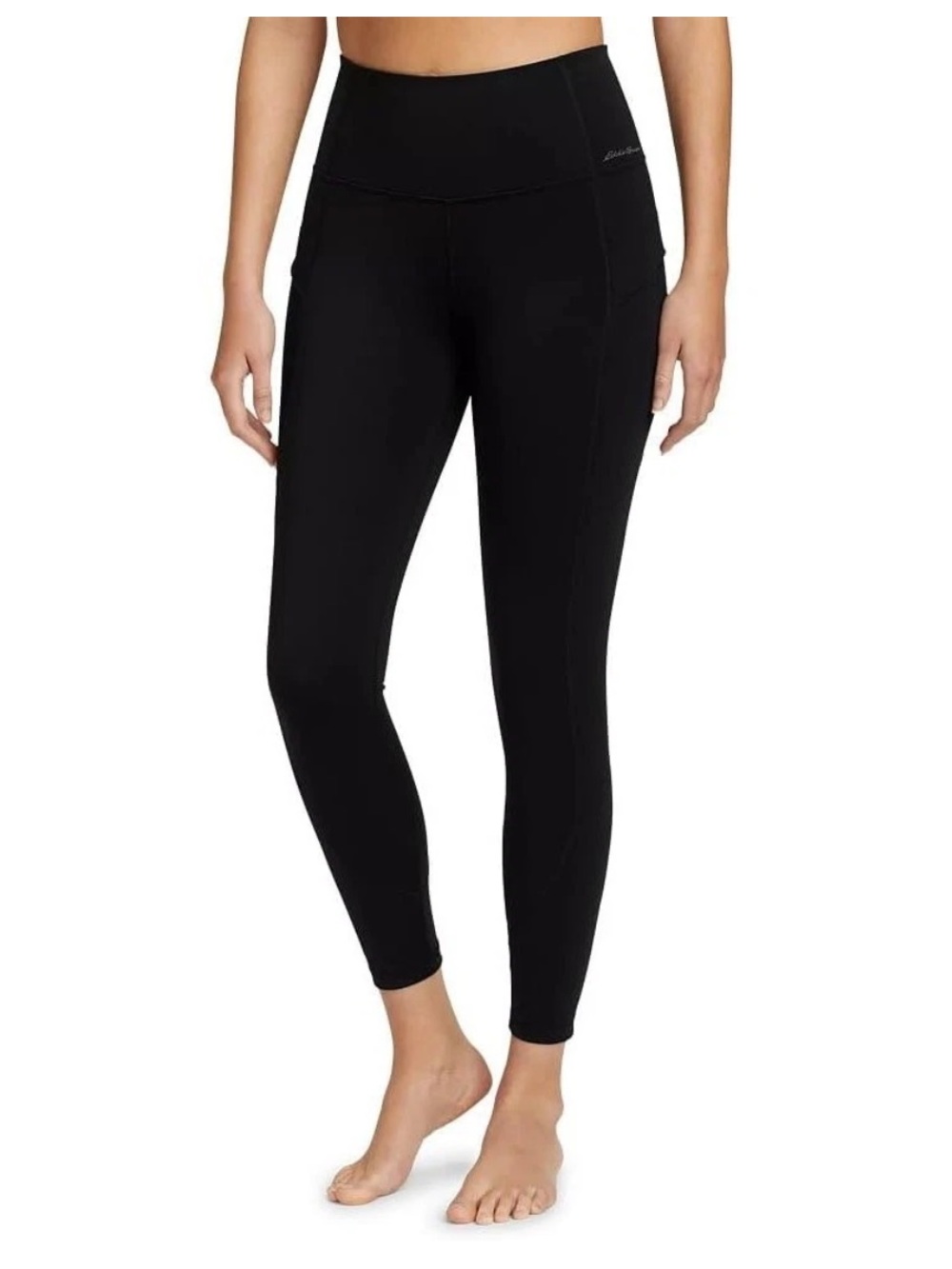 Eddie Bauer guide tracks 7/8 leggings black NEW NWT size XS